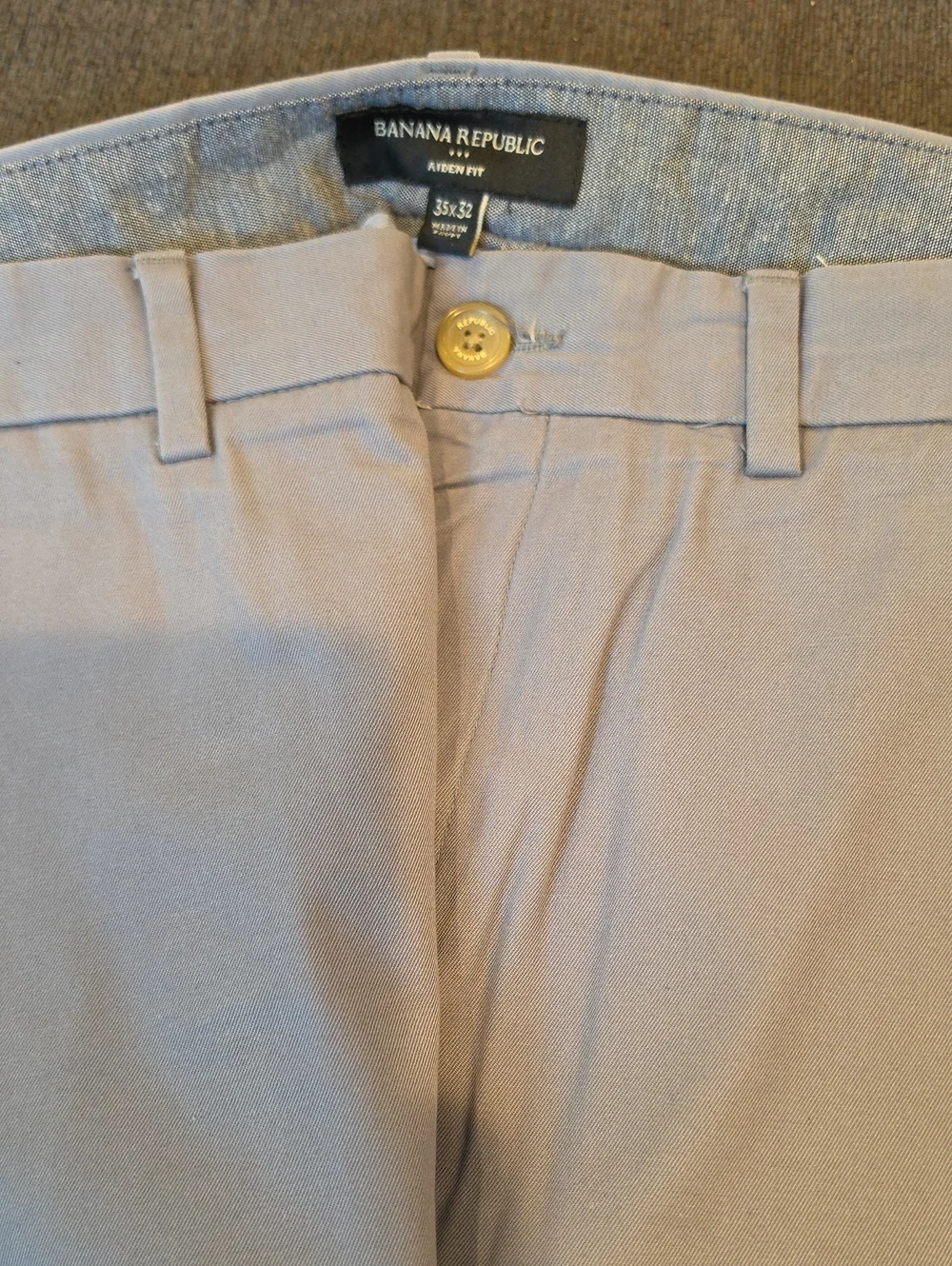 Banana Republic Men's Gray Dress Pants-Aiden Fit